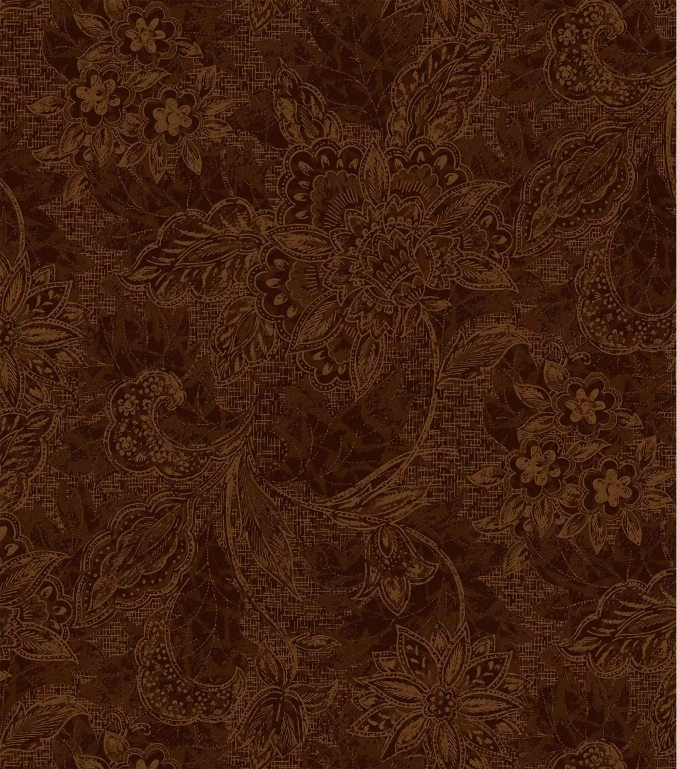 Shadows WIDEBACK 118" by Oasis Fabric - Flowers Brown 1830815