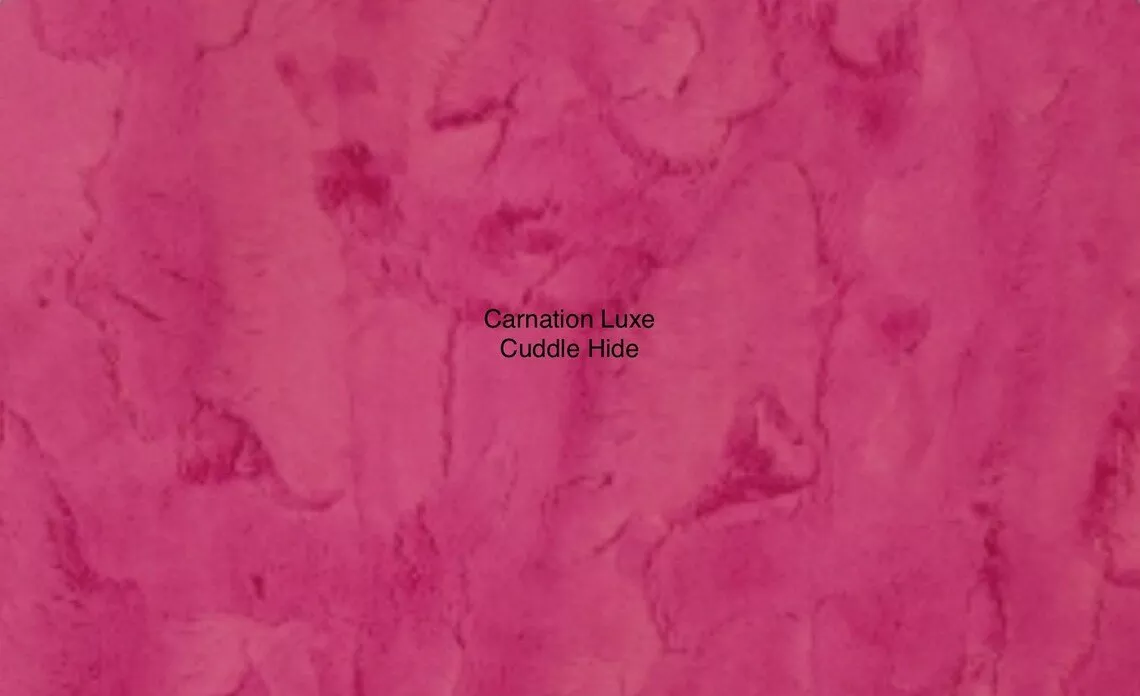 Shannon Fabrics 80 in Wide Luxe Cuddle Mirage Carnation LC-MIR80CARNATION