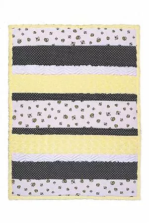 Shannon Fabrics Complete Cuddle Kit Bambino Bee Happy 28in x 37in 840048710369 ^