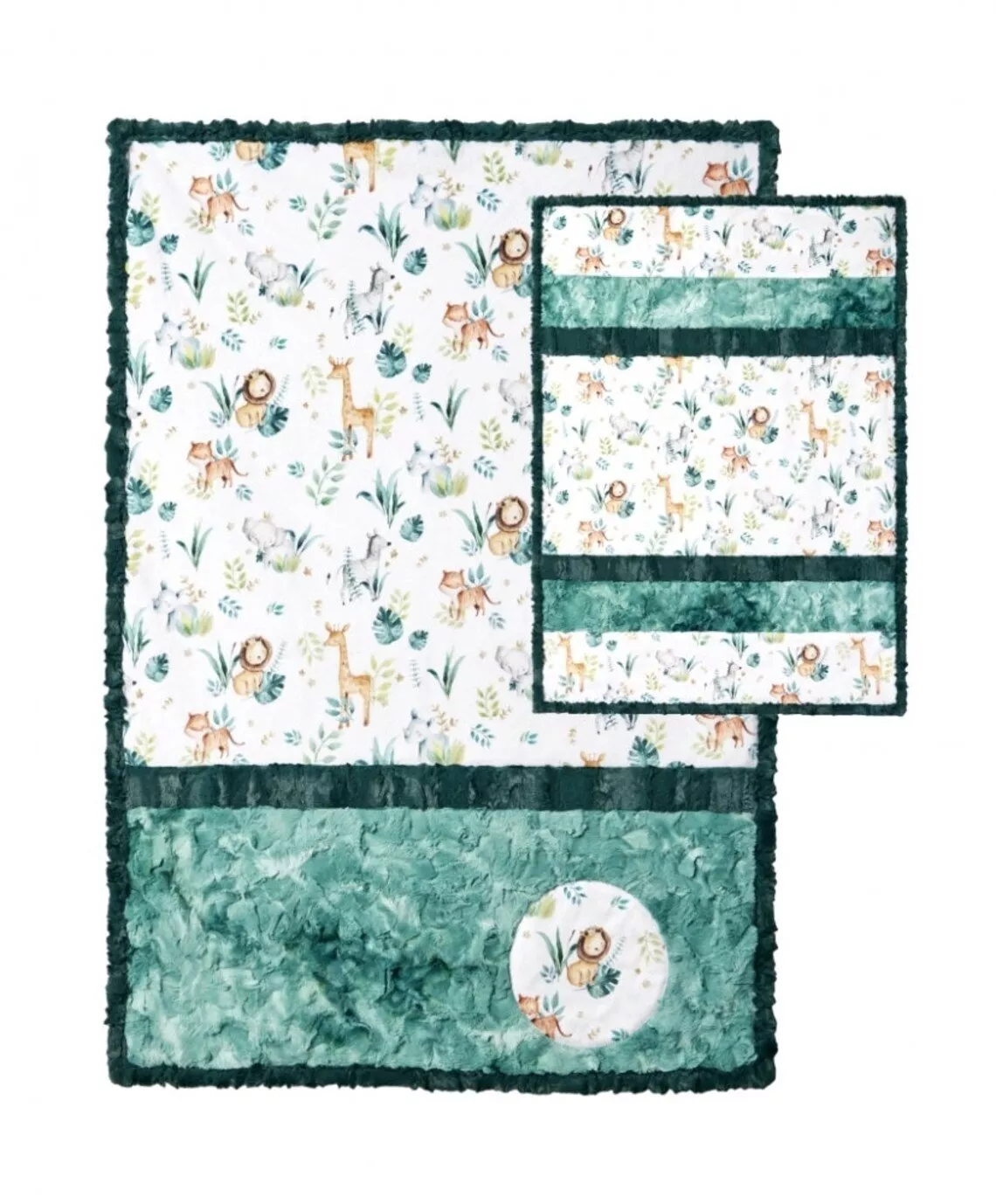 Shannon Fabrics Jungle Rumble Lullaby Cuddle Kit 28Inx41In CKLULLABYJUNGLERUMBLE
