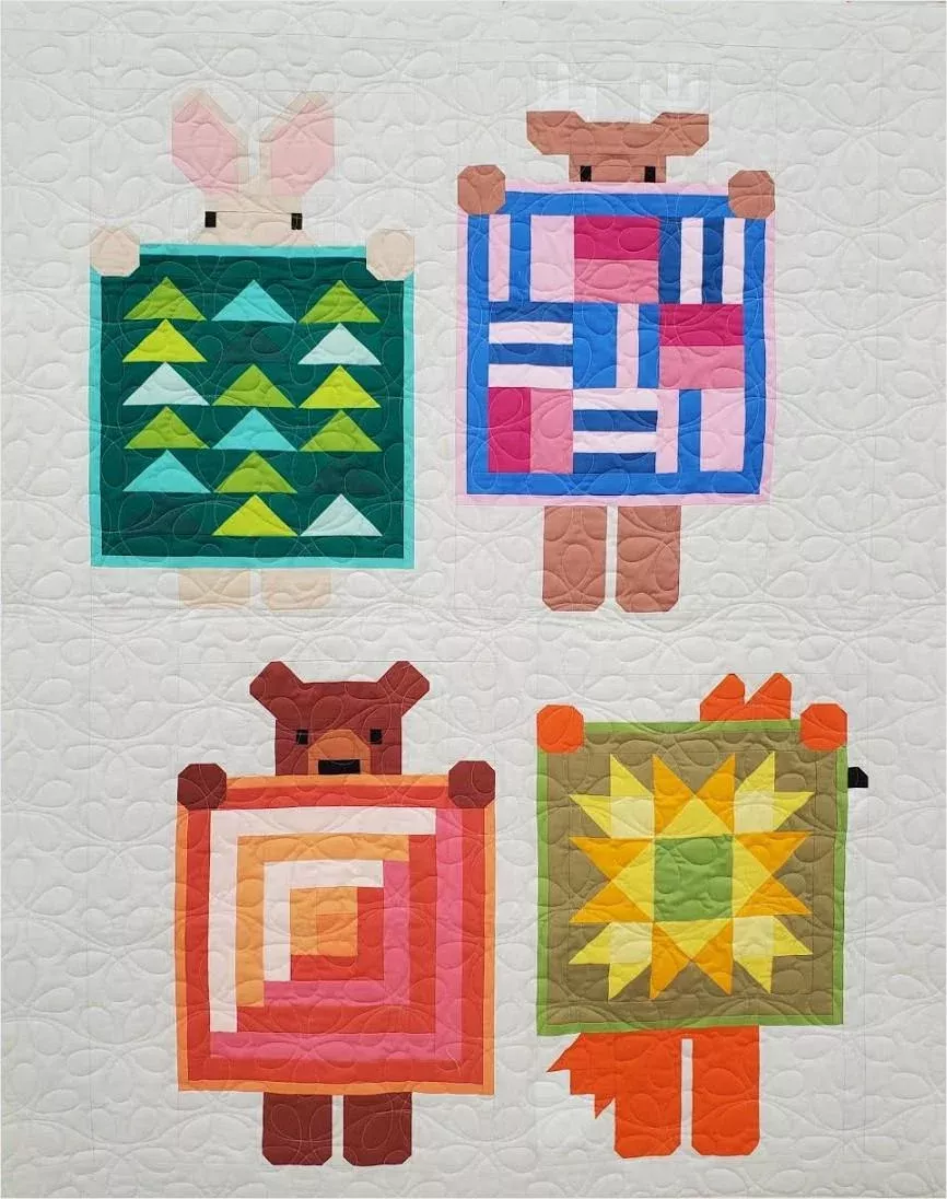 Show and Tell Quilt KIT - 45" x 57"binding not included