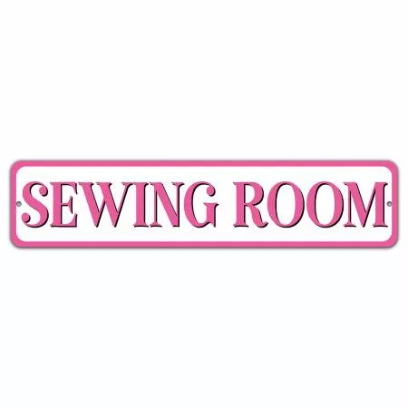 Sign Sewing Room Pink 4