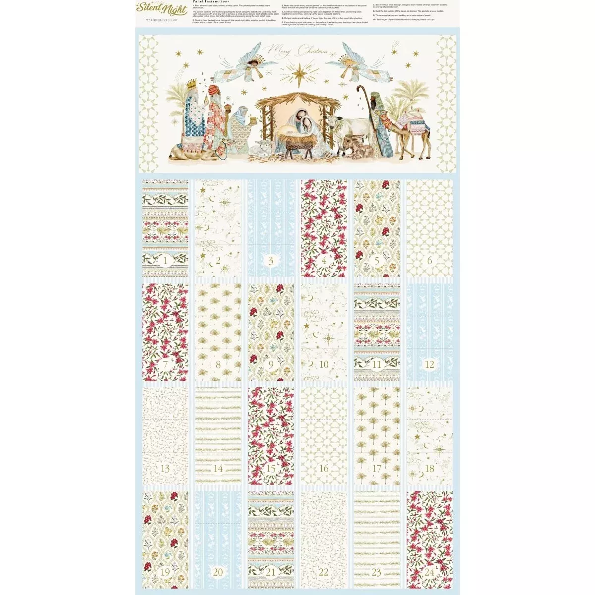 Silent Night 24" Panel Lamb