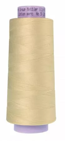 Silk Finish 50wt Cotton Thread 2000yd/1829M : Antique White - #9150-3612 - Mettler