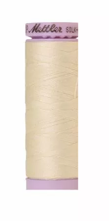 Silk-Finish 50wt Solid Cotton Thread 164yd/150M Antique White by Mettler 9105-3612