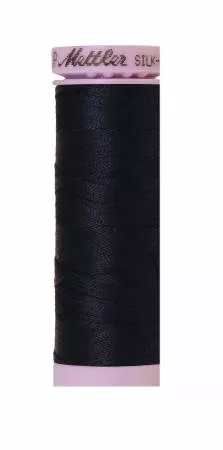 Silk-Finish 50wt Solid Cotton Thread 164yd/150M Dark Blue by Mettler 9105-0827