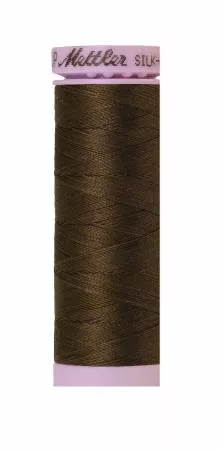 Silk-Finish 50wt Solid Cotton Thread 164yd/150M Olive by Mettler 9105-1043