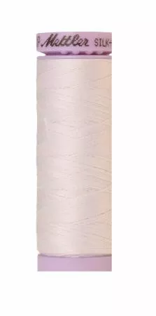 Silk-Finish 50wt Solid Cotton Thread 164yd/150M White by Mettler 9105-2000