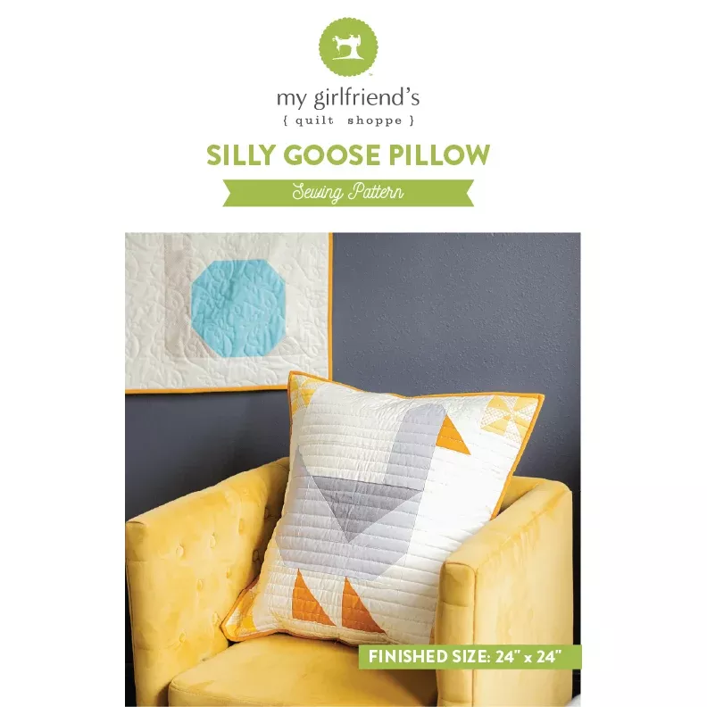 Silly Goose Pillow (Downloadable Sewing Pattern)