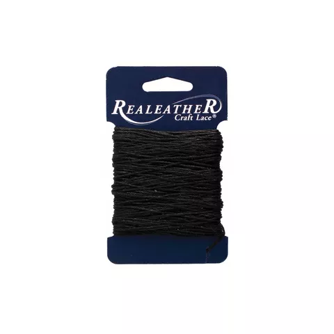 Silver Creek Leather - Waxed Thread, Black 25 yds