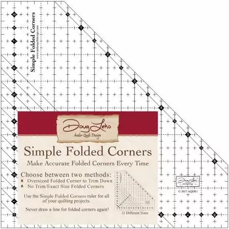 Simple Folded Corners Ruler AQDR1