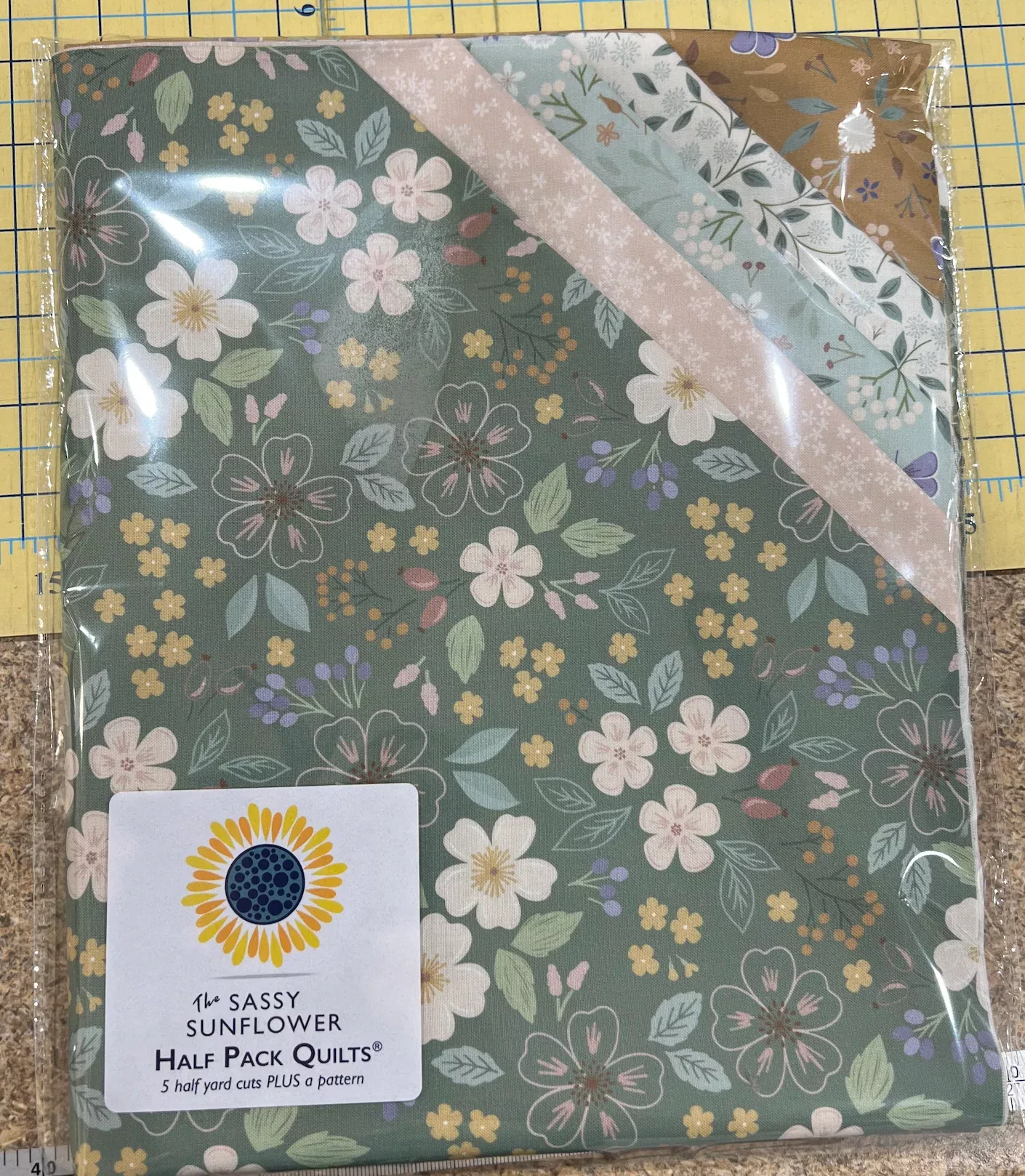Sky Garden- The Sassy Sunflower Half Pack Quilt Kit