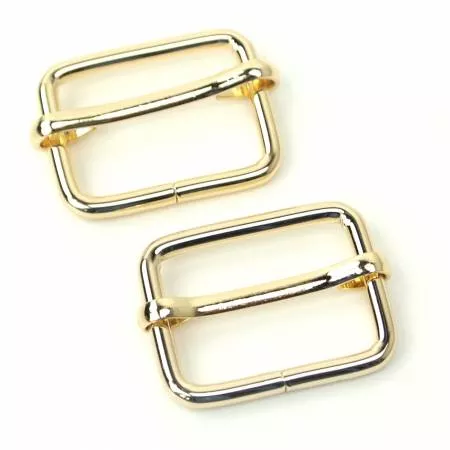 Slider Buckles 1" Gold 2ct
