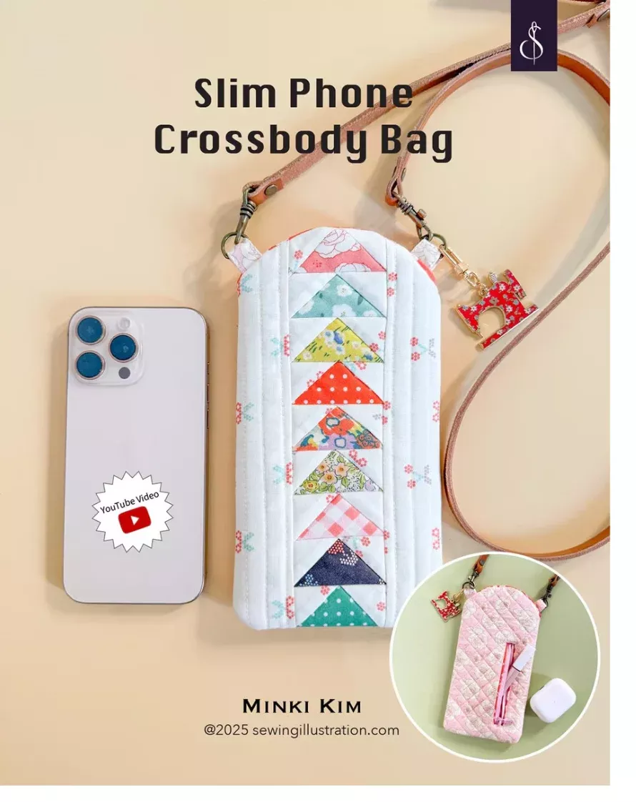 Slim Phone Crossbody Bag Pattern