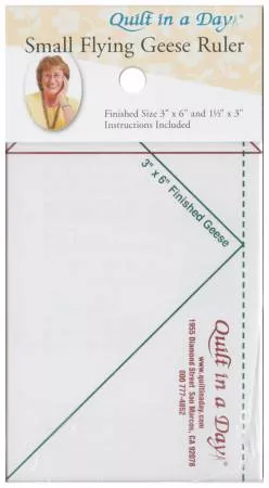 Small Flying Geese Ruler 3-1/2in x 6-1/2in by Quilt In A Day 2006QD