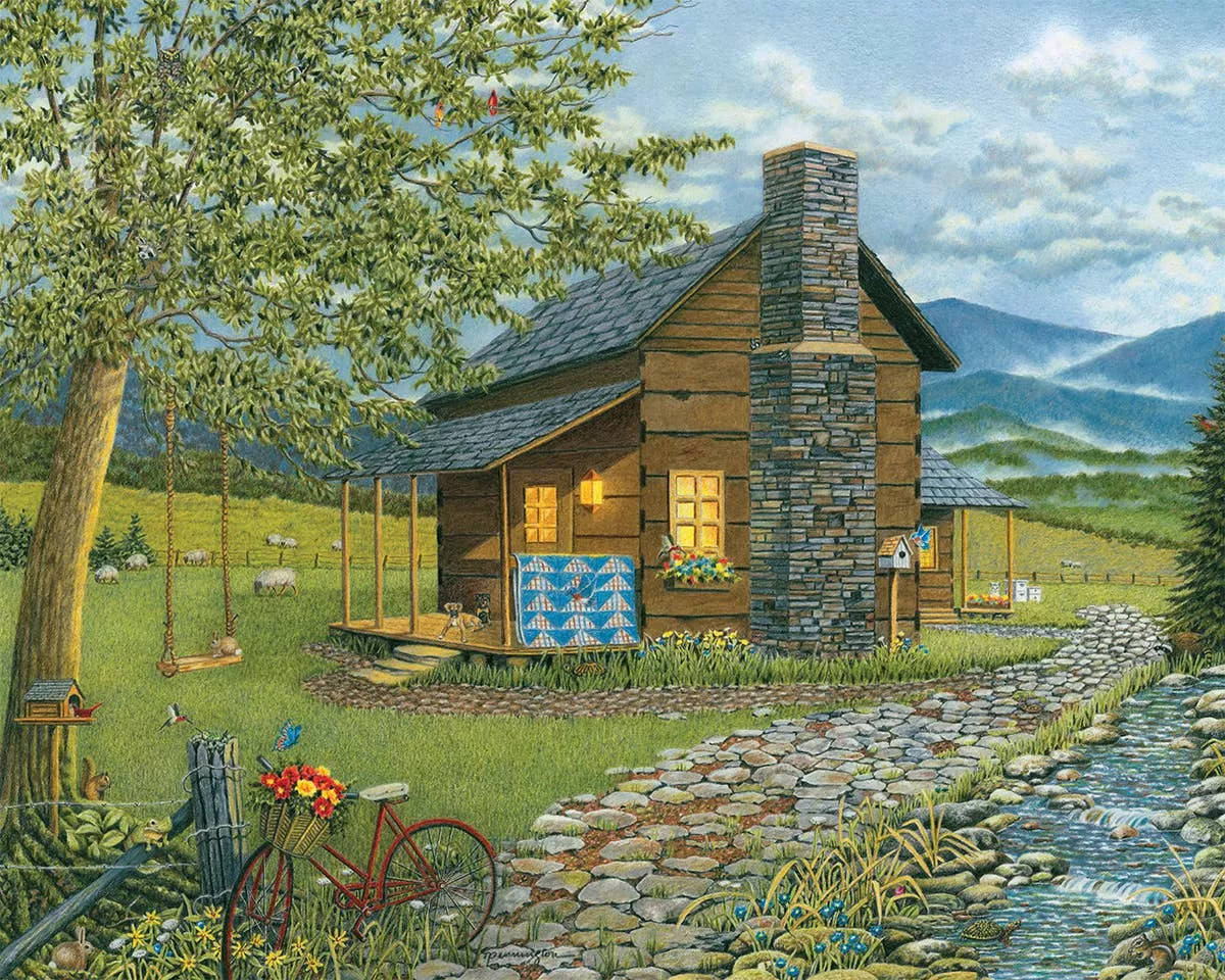 A Smoky Mountain Summer 1000 Piece Puzzle