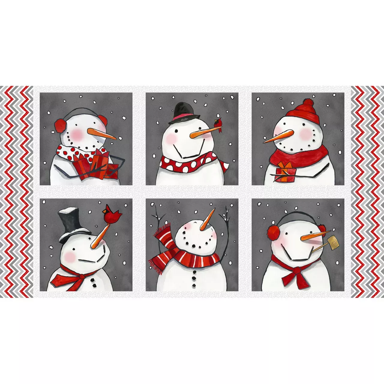 Snow Folks Snowman Blocks- Multi