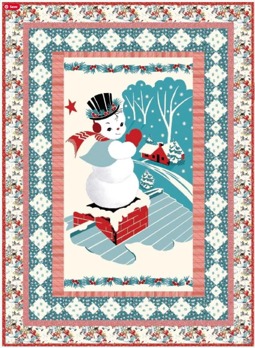 Snowdrops II PATTERN by Quilted Garden Designs (42" x 58") QGD212