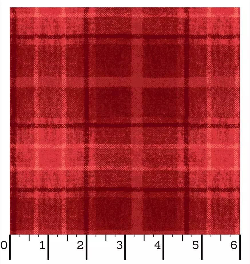 Snowtop Mountain - Flannel-Maywood Studio - Big Plaid Red - MASF10896-R2