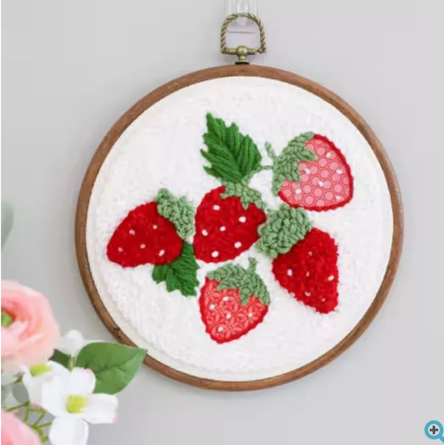 So Berry Happy Kit-Punch Needle