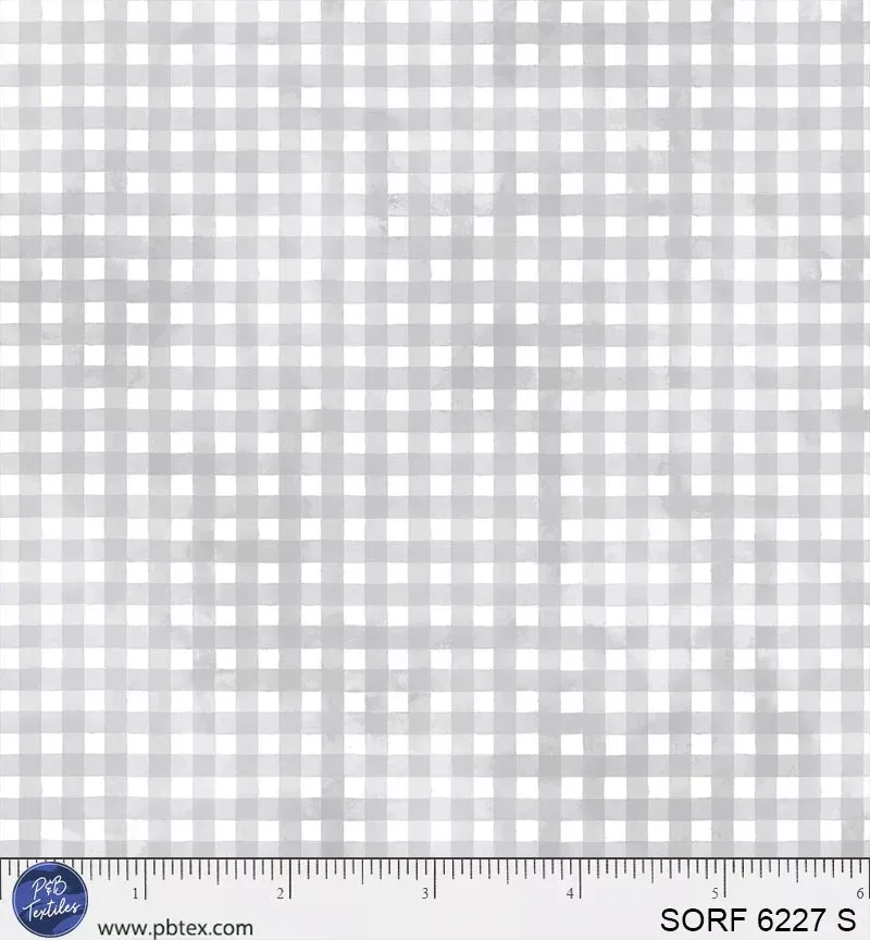 Sorbet Flannel - Gingham Silver