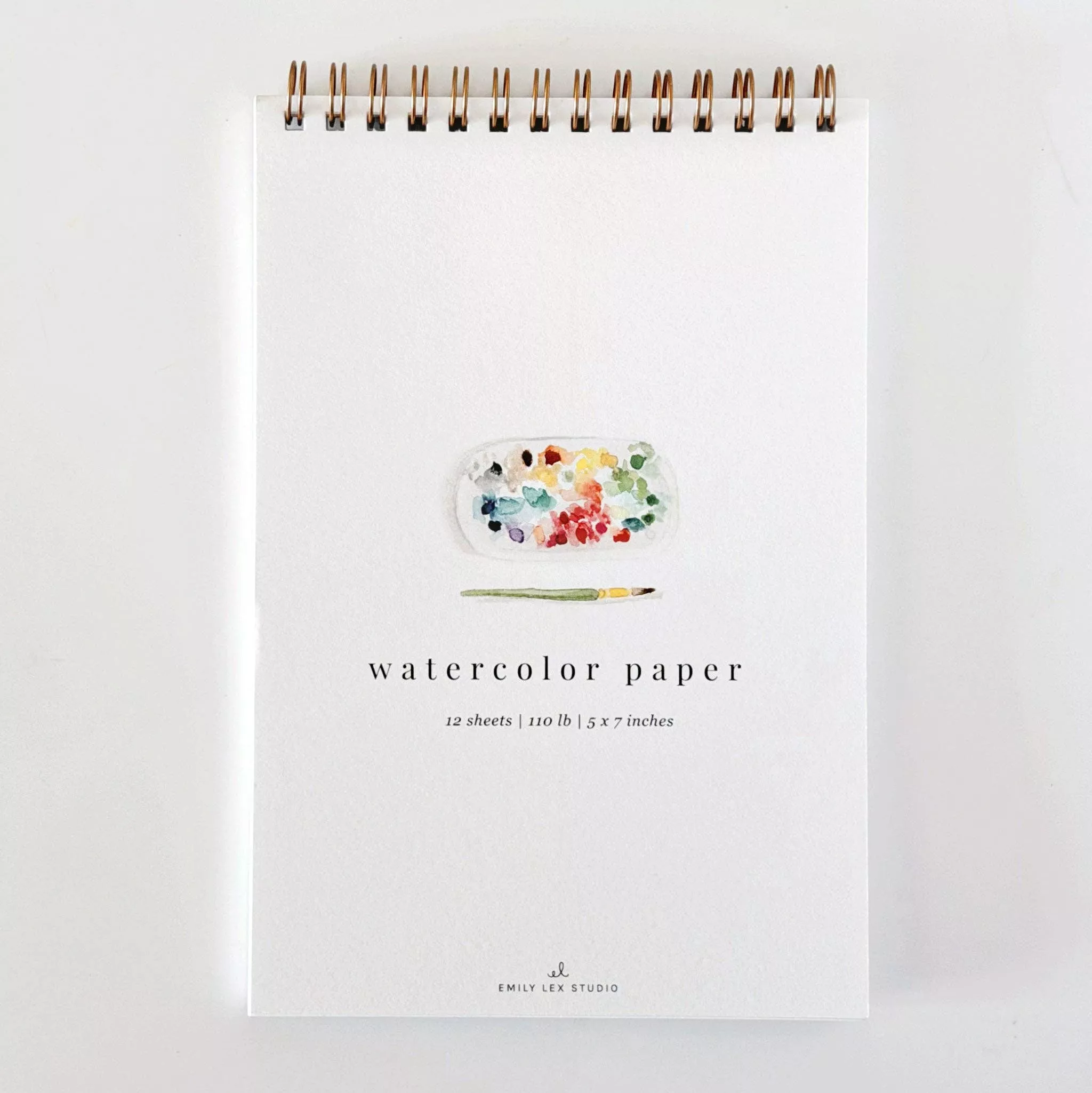 Spiral watercolor paper pad