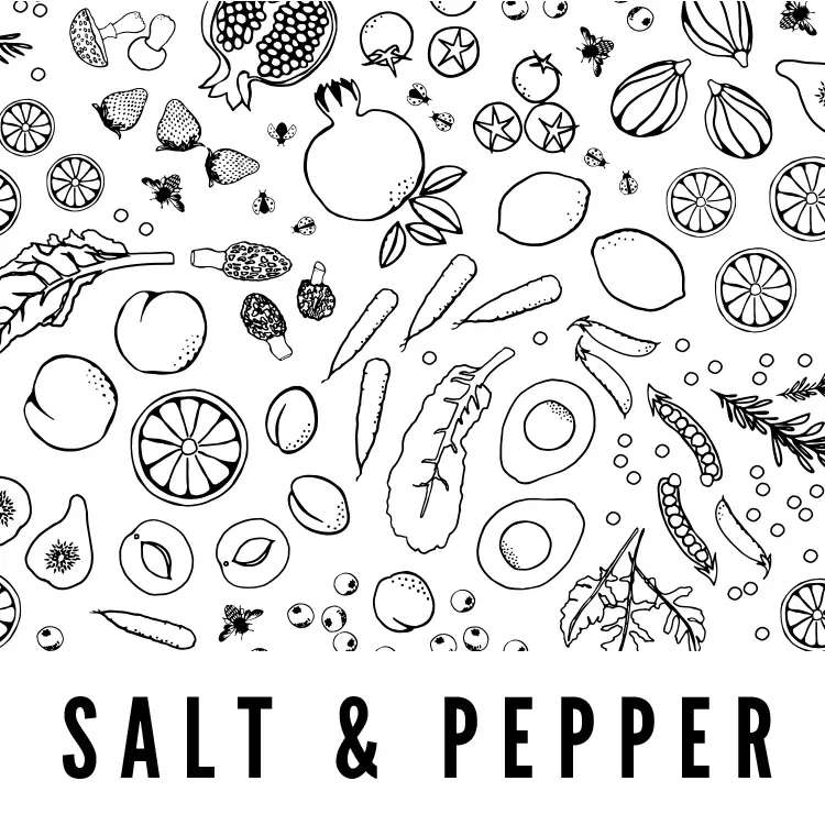 Splash Fabric Laminated Cotton Salt And Pepper Fabric