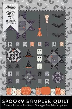 Spooky Sampler Quilt Pattern - #PDC54687 - Melissa Mortenson