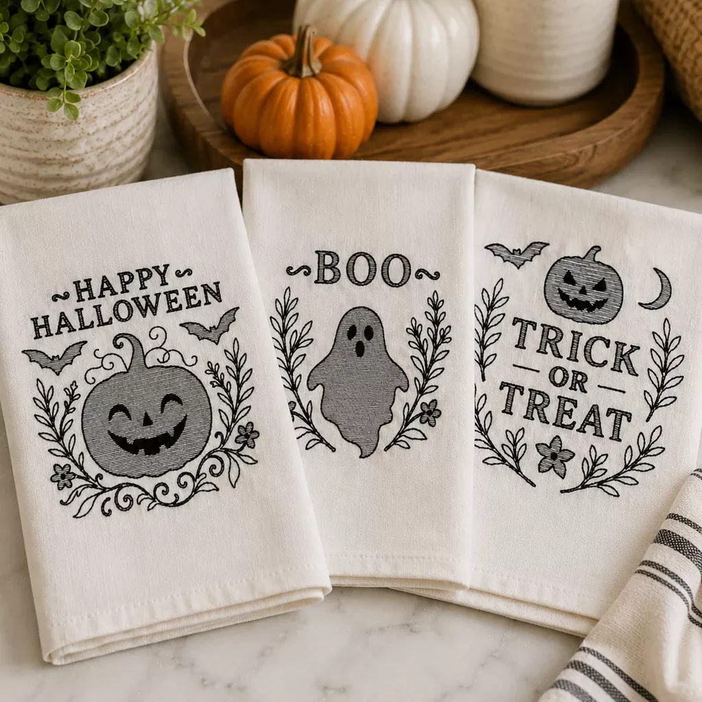 Spooky Silhouettes (Downloadable Machine Embroidery Designs)