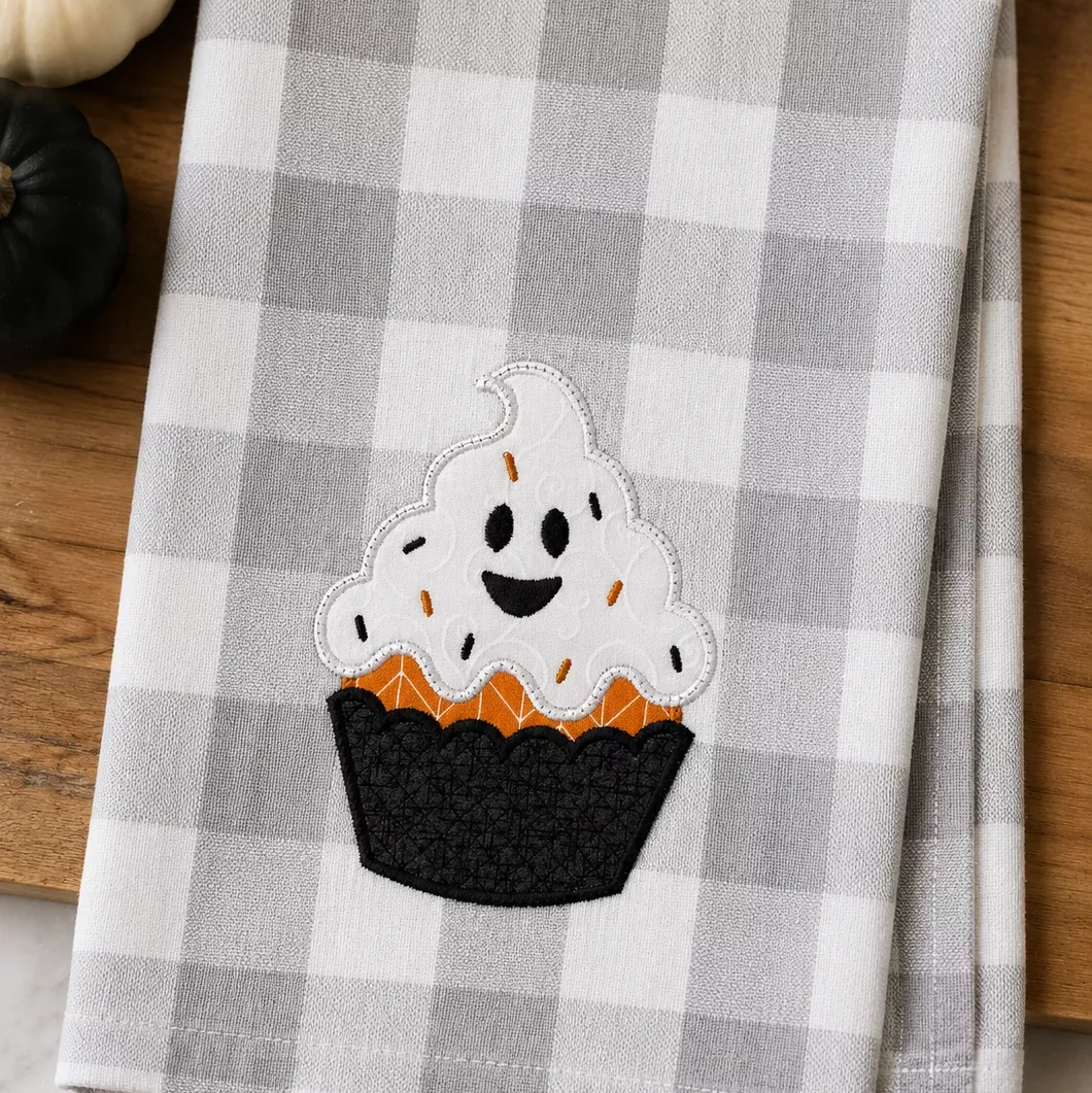 Spooky Sweets: Ghost (Downloadable Machine Embroidery Design)