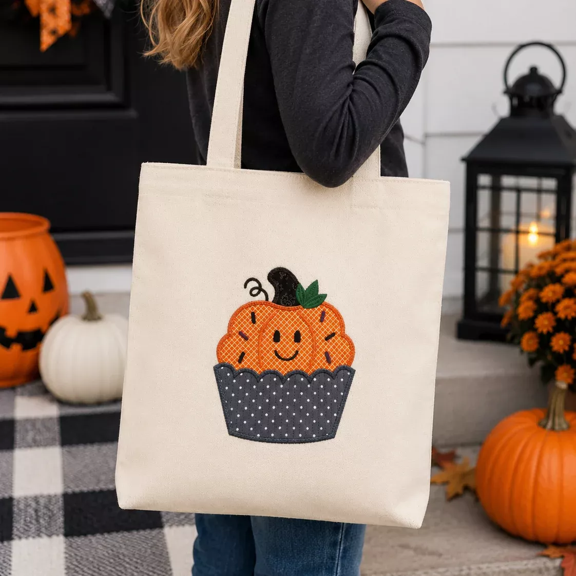Spooky Sweets: Pumpkin (Downloadable Machine Embroidery Design)