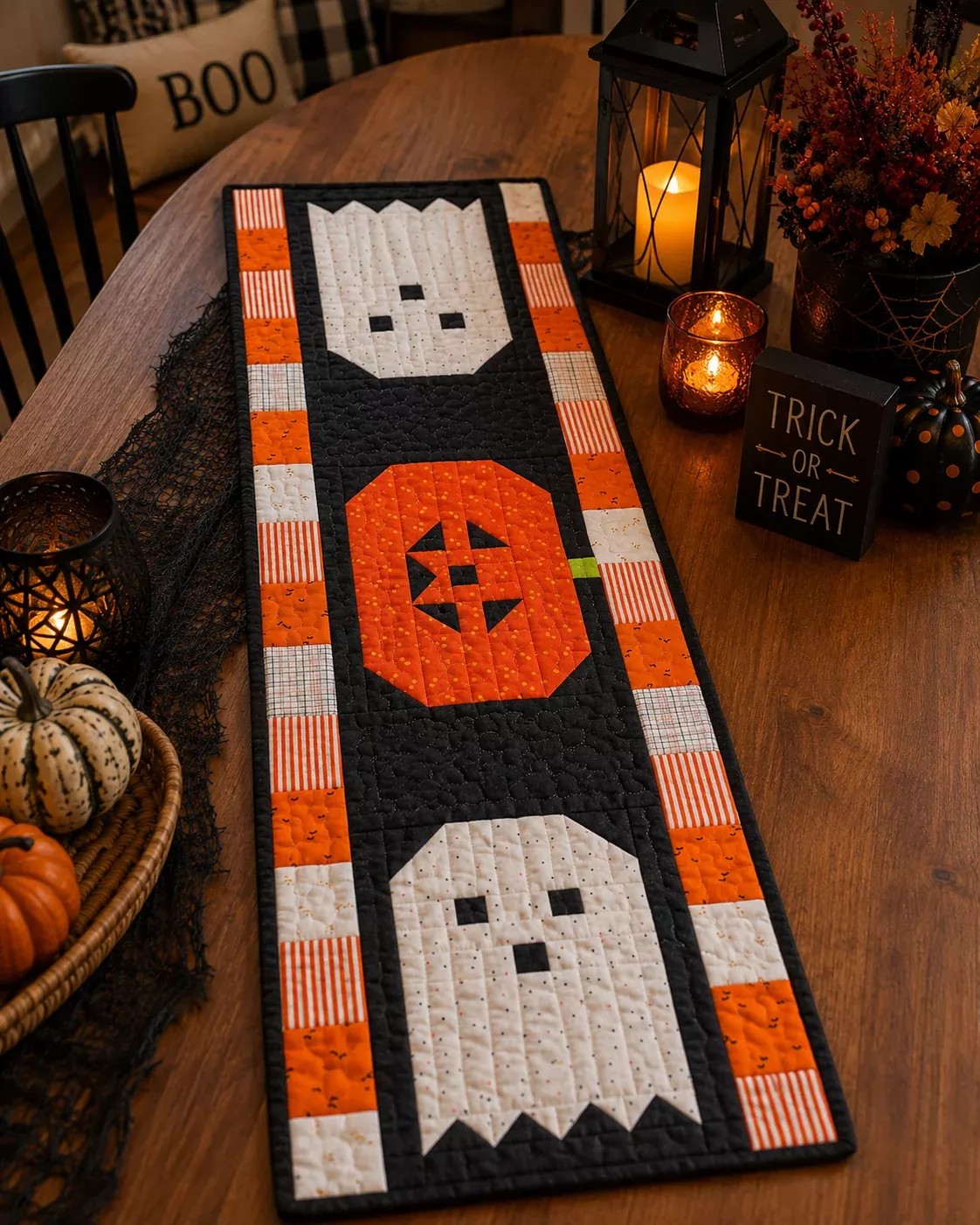 Spooky Table Runner Fabric Kit