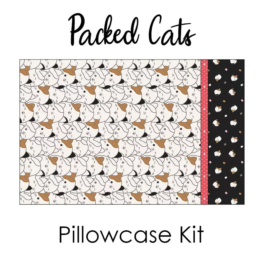 Squishmallows - Packed Cats - Pillowcase Kit from Northcott