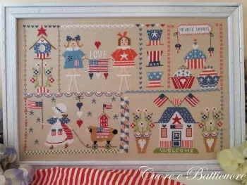 Stars and Stripes in Quilt