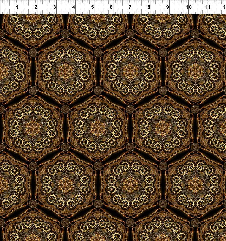 Steampunk Menagerie - Gear Stars Gold