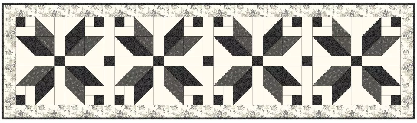 Steelworks Table Runner : Nordic Star Pattern - #941764
