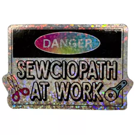 Sticker Bundle Sewciopath At Work 4pk