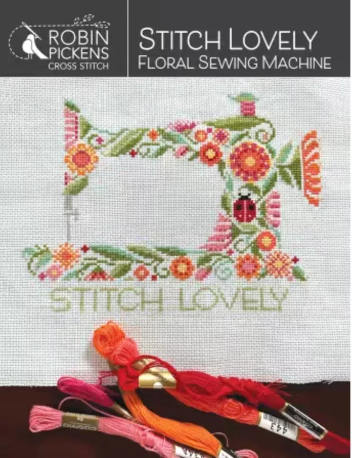 Stitch Lovely Floral Sewing Machine Pattern