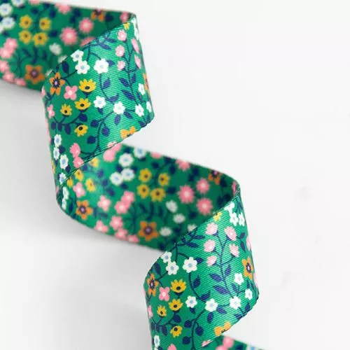 Stitch Supply - Clothesline Floral Webbing | Broccolini - 1.5"