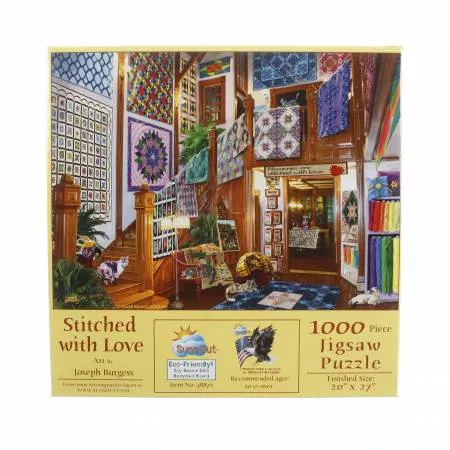 Stitched with Love Puzzle : 1000pc - #38871 - SunsOut