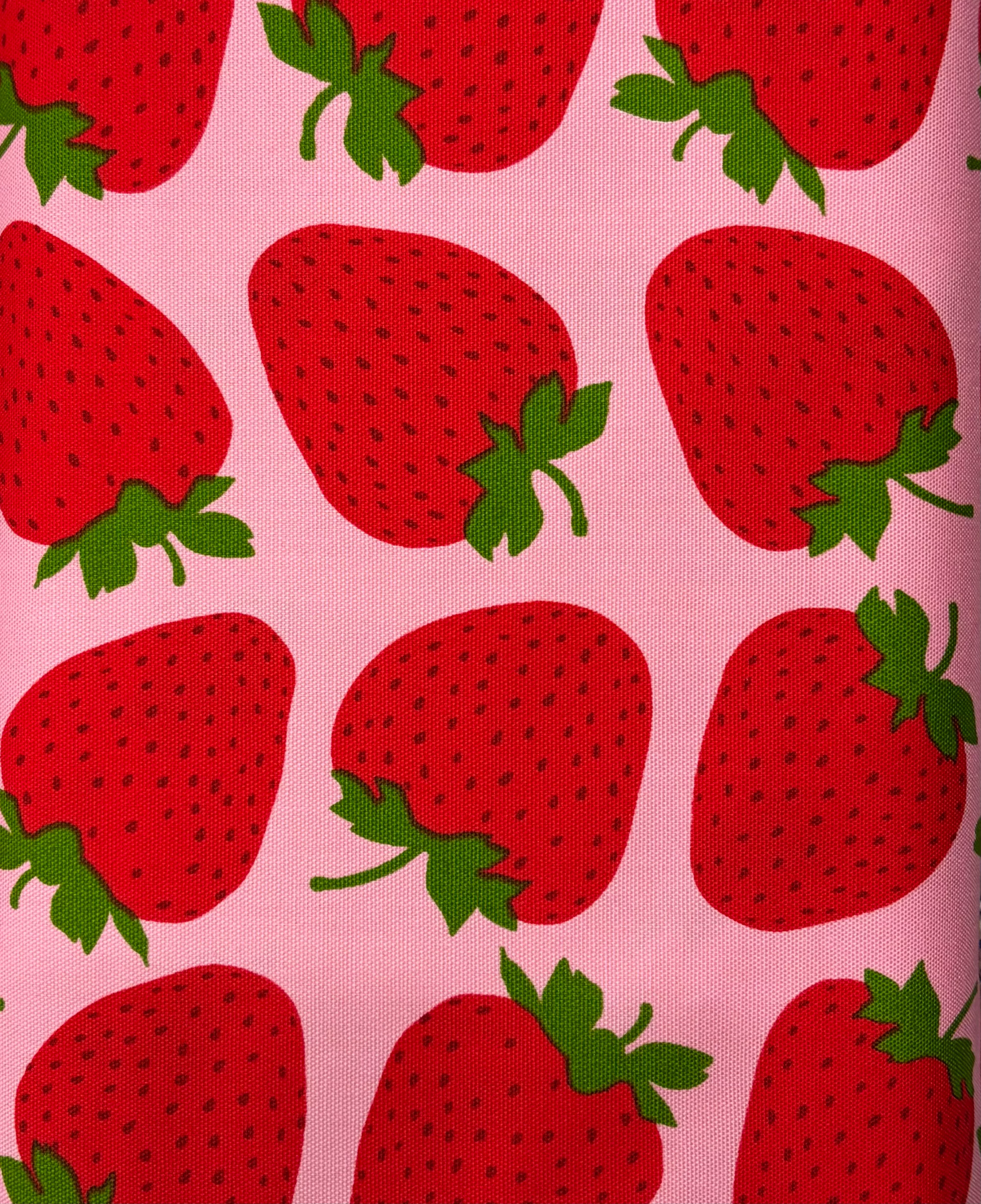 Strawberries in Grid (Pink)