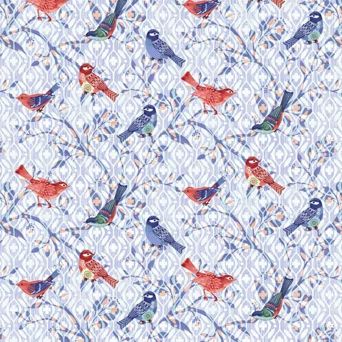 Studio E Bella Blue Birds Light Blue Bird Branches Fabric ONLINE PURCHASE ONLY