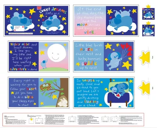 Studio E Sweet Dreams Little One Book Panel #27