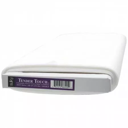 Sulky Tender Touch Permanent, Iron-on "Cover-a-stitch or Stabilizer - white - medium weight - 20" wi