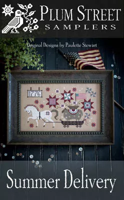 Summer Delivery : Cross Stitch Pattern - #19-2070 - Plum Street Samplers