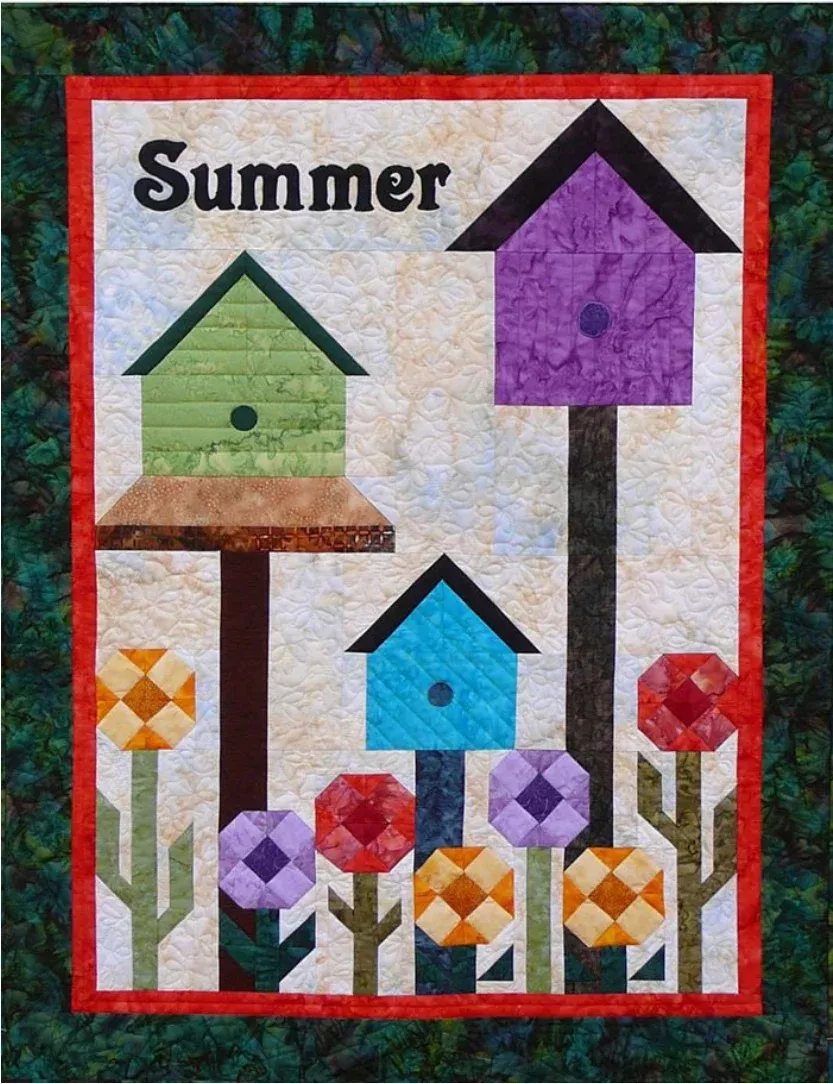 Summer is in the Air Wall Hanging Pattern by Country Creations