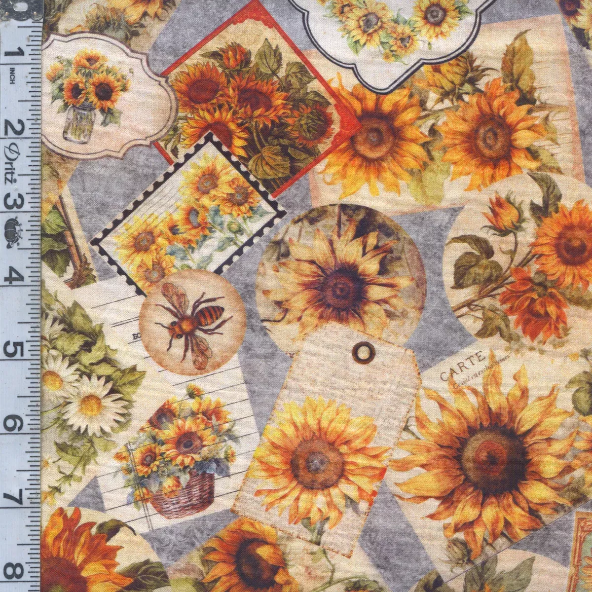 Sunflower Serenade - Sunflower Ephemera Gray