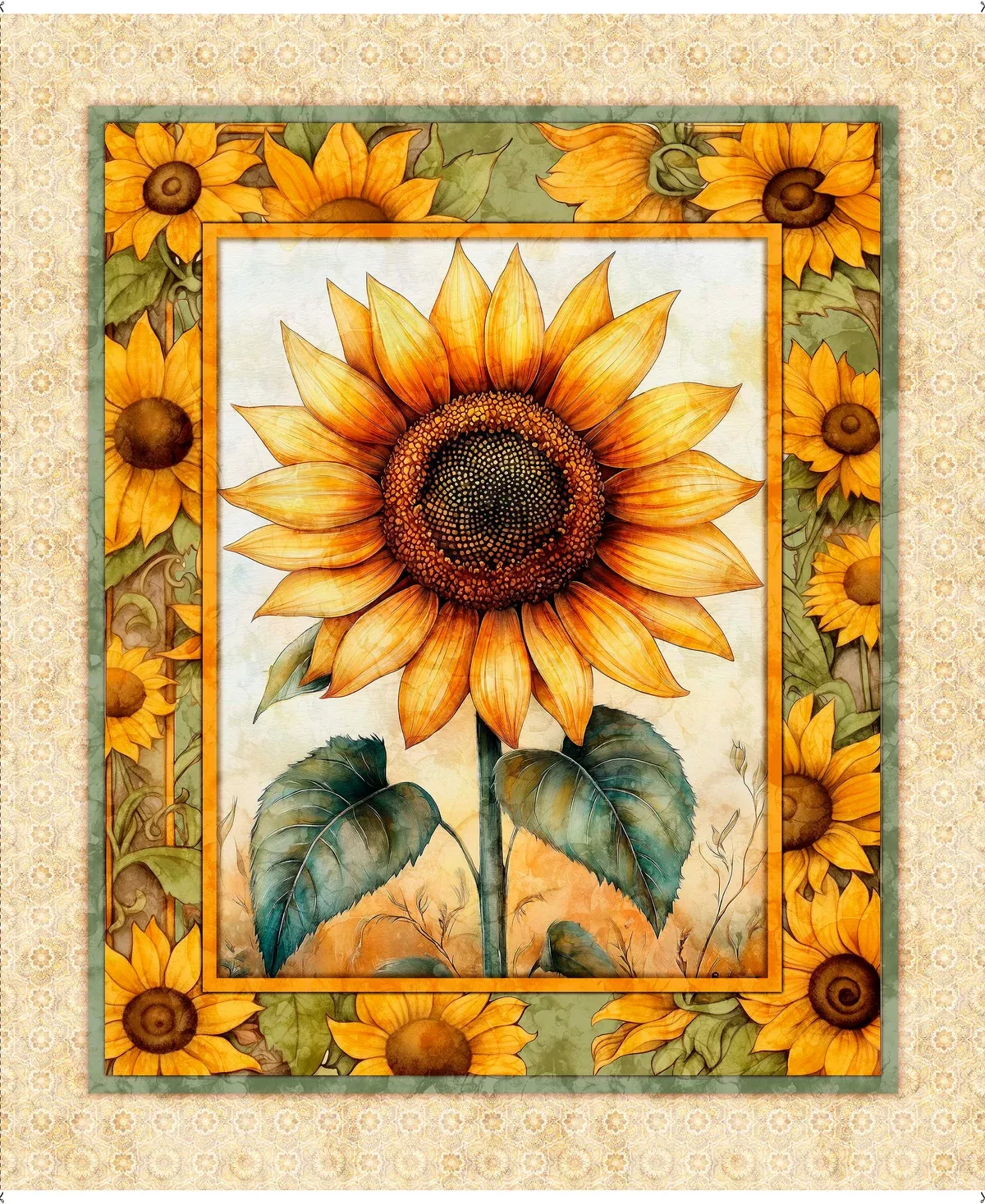 Sunflower Serenade - Sunflower Panel