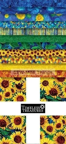 SUNFLOWER SYMPHONY HEART FROM TIMELESS TREASURES