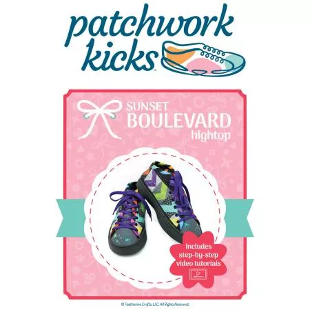 Sunset Blvd : Pattern - #PK-2005-PTN - Patchwork Kicks